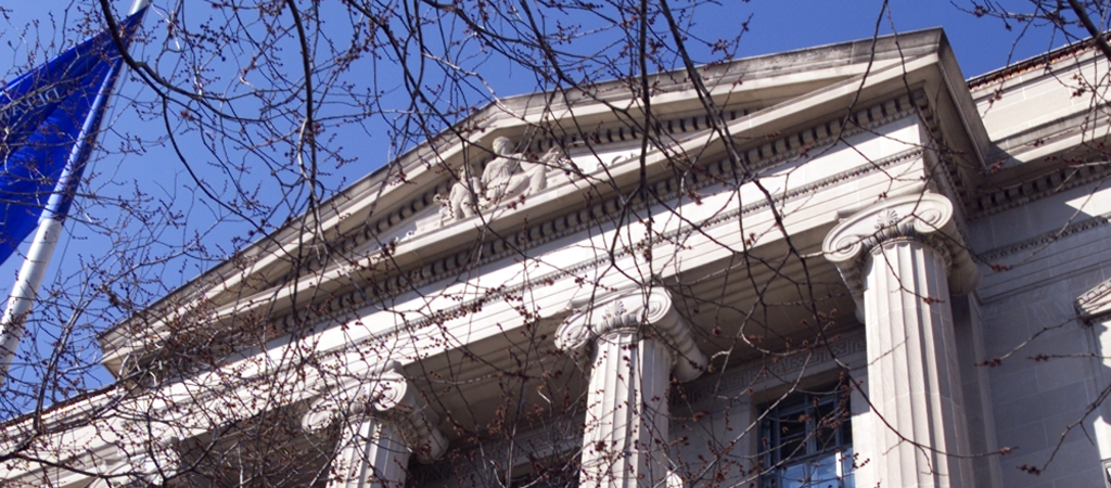 Photo of DOJ Building Columns